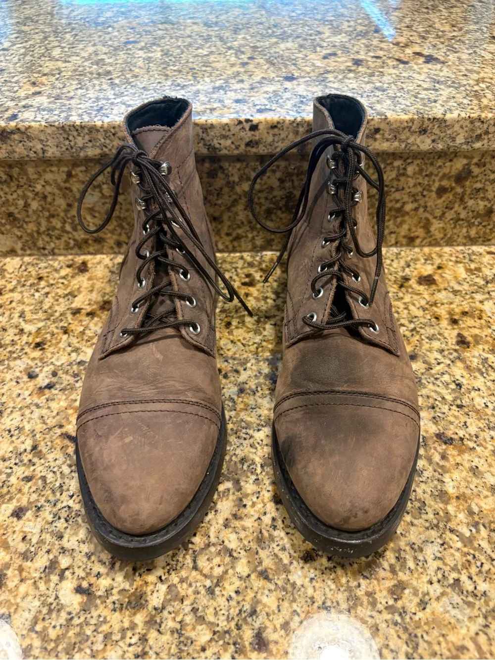 Thursday Everyday Boots size 9 Leather Cap Toe Lace-up